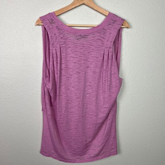 Urban Outfitters Out From Under Small Pink Burn Out Oversized High Low Tank Top - Picture 6 of 7